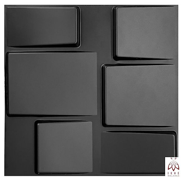 IKHEMalarka 3D Wandpaneel 3D Paneele PVC Kunststoffpaneele, BxL: 50,00x50,0 günstig online kaufen