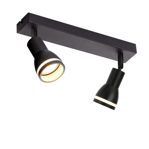 Nettlife Deckenstrahler 2/3/4/5/6 Flammig Schwarz DeckenSpots günstig online kaufen
