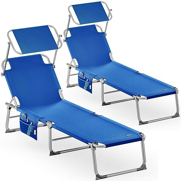 Casaria Gartenliege Ibiza, 2 St., Alu günstig online kaufen