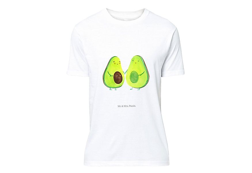 Mr. & Mrs. Panda T-Shirt Avocado Pärchen - Weiß - Geschenk, Avocuddle, Jubi günstig online kaufen