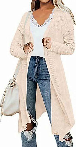 FIDDY Blusenjacke Damen Winter Strickjacke mit lockerer Vorderseite Sweatsh günstig online kaufen