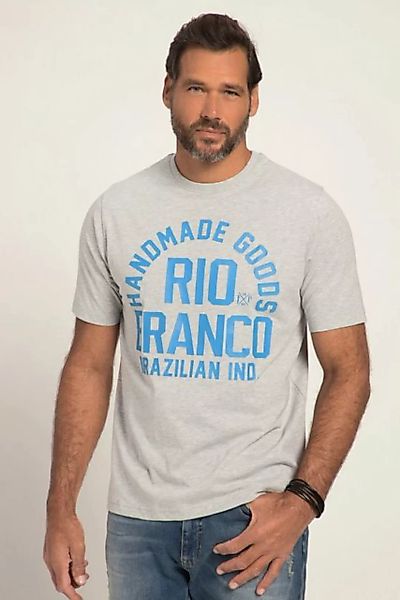 JP1880 T-Shirt T-Shirt Halbarm RIO BRANCO Print Melange-Jersey günstig online kaufen
