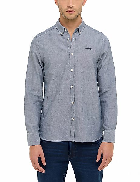 MUSTANG Langarmhemd "Herren Style Edinburg" günstig online kaufen