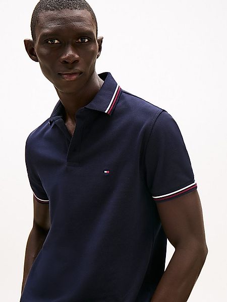Tommy Hilfiger Poloshirt TIPPED SLIM FIT POLO mit Kontrast-Details günstig online kaufen