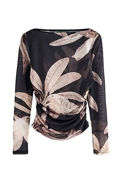 Next Langarmshirt Kew Collection Langarmoberteil mit Mesh und Print (1-tlg) günstig online kaufen