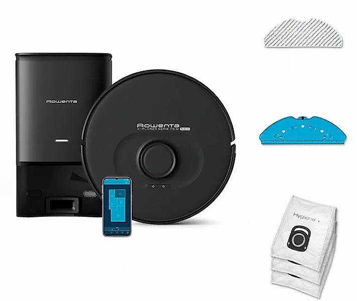 Rowenta Nass-Trocken-Saugroboter »X-Plorer 75S+ Neo, mit Wischfunktion und günstig online kaufen