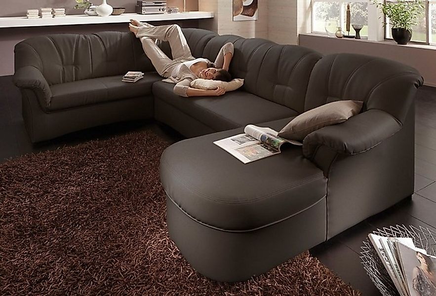 DOMO collection Wohnlandschaft »Papenburg, zeitlose Rückensteppung, elegant günstig online kaufen
