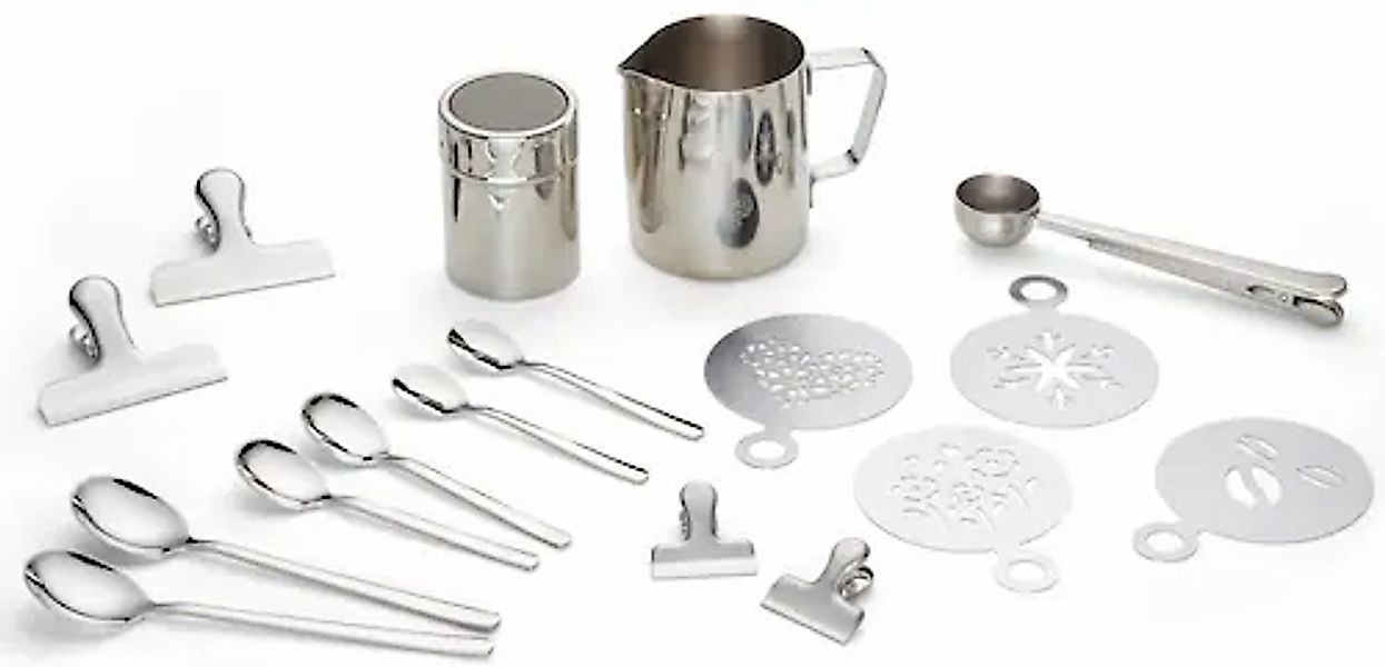ECHTWERK Barista-Set Kaffeezubehör-Set, ideal für Cappuccino oder Latte Mac günstig online kaufen