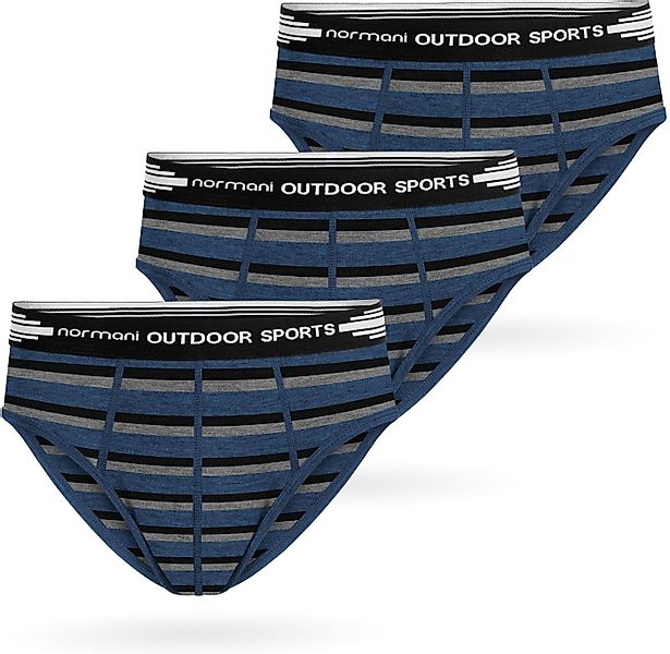 normani Slip 3er Pack Herren Merino Slip Unterhose Unterwäsche Retroshorts günstig online kaufen