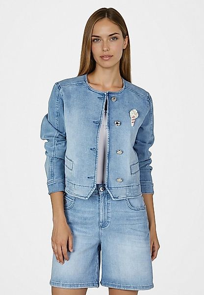 MARC AUREL Jeansjacke ohne Kragen günstig online kaufen