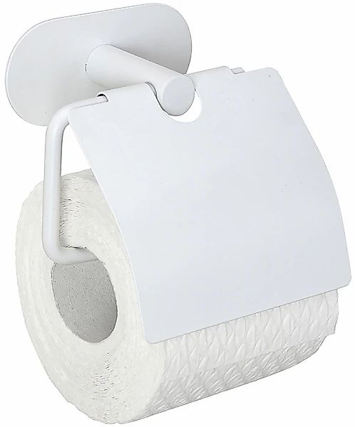 WENKO Toilettenpapierhalter "Turbo-Loc Modell Orea", mit Deckel, Edelstahl, günstig online kaufen