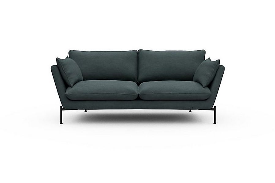 moebelfaktor Sofa Anton 2-Sitzer, schräg gestellte Armlehnen, hoher Rücken günstig online kaufen