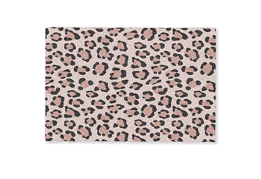 MuchoWow Fußmatte Flecken - Beige - Leopard, Rechteckig, innen Schmutzfangm günstig online kaufen