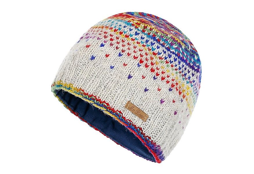 McRon Strickmütze Gefütterte Wollmütze Modell Milan Regenbogen Komplett gef günstig online kaufen