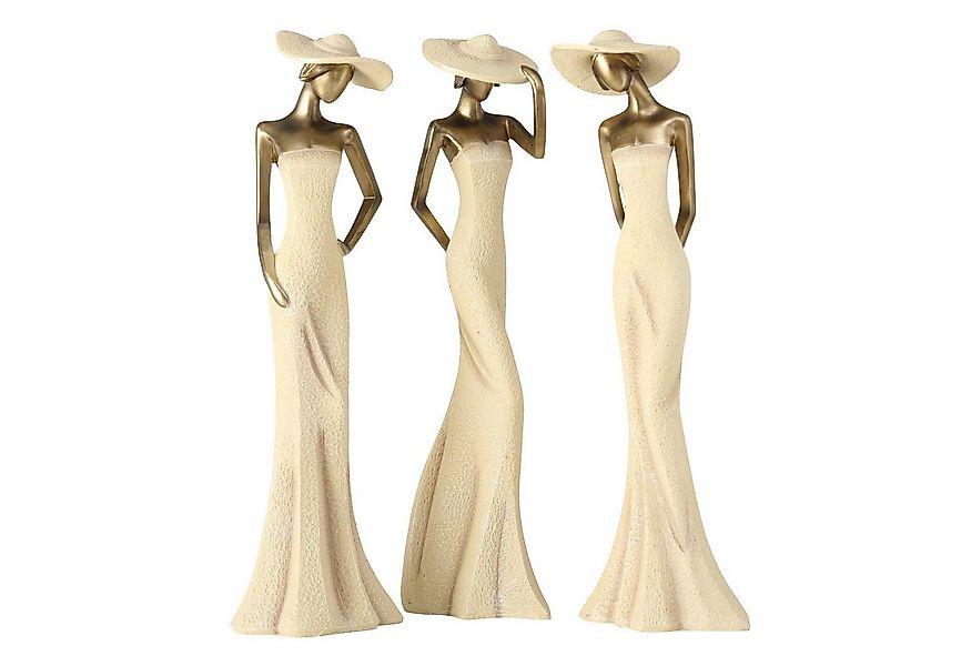 MF Skulptur Elegante Damenfiguren La Belle Époque Dekofigur Höhe 50cm (3 St günstig online kaufen