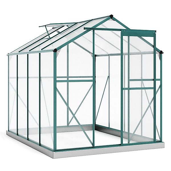 Thanaddo Gewächshaus Aluminium Gewächshaus, Treibhaus Gartenhaus, günstig online kaufen