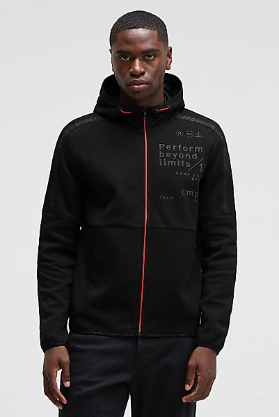 CAMP DAVID Kapuzensweatjacke mit elastischen Saumabschlüssen günstig online kaufen
