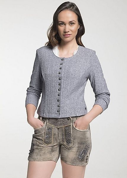 Spieth & Wensky Trachtenstrickjacke Dietzing mit Rundhals günstig online kaufen