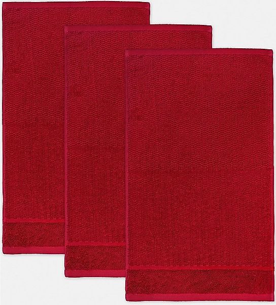 Möve for frottana Gästehandtücher Pearl, Walkfrottier (3-St), mit Perloptik günstig online kaufen