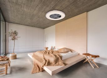 Reality Leuchten LED Deckenleuchte Harstad Deckenventilator, günstig online kaufen