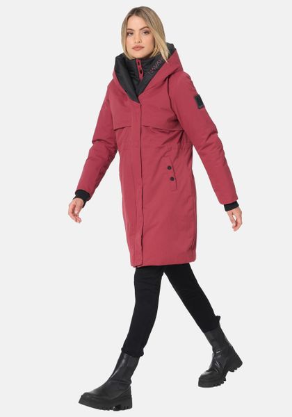 Navahoo Kurzmantel "Snowelf" Wintermantel mit hohem Kragen und großer Kapuz günstig online kaufen