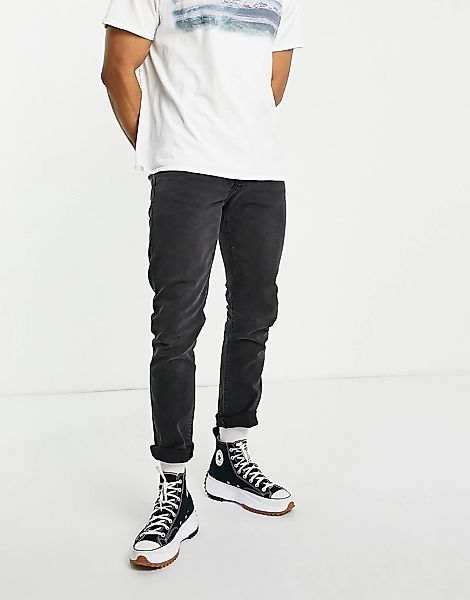 Topman – Essential – Schmal geschnittene Jeans in verwaschenem Schwarz günstig online kaufen