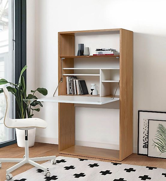 Woodman Wandsekretär "Loma" im skandinavian Design, Breite 90 cm, FSC-zerti günstig online kaufen