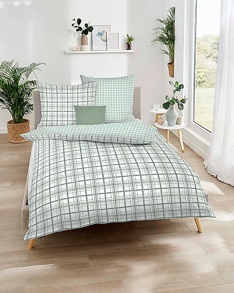 Kaeppel Wendebettwäsche "Plaid" 3 tlg. angenehm wärmend günstig online kaufen