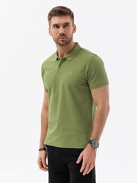 OMBRE Poloshirt Ombre Herren-Pique-Strick-Poloshirt - oliv V21 S1374 S günstig online kaufen