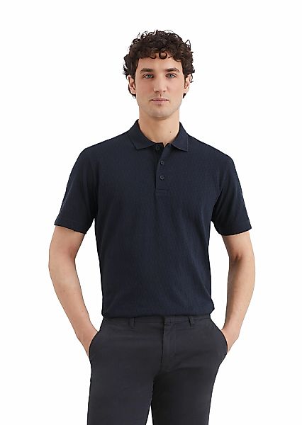 Marc OPolo Poloshirt "mit Dreiecks-Struktur" günstig online kaufen