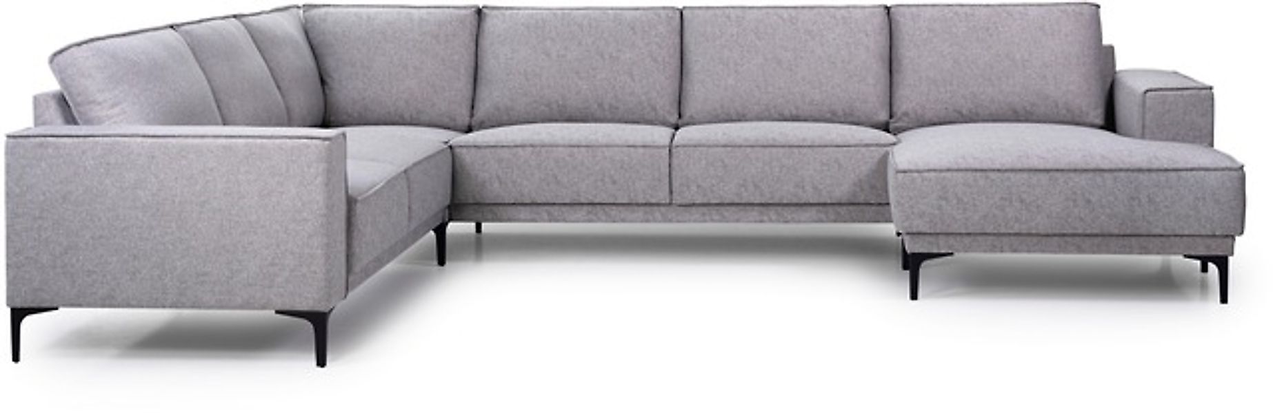 Places of Style Wohnlandschaft »XXL Sofa Oland, Struktur, Flachgewebe, Luxu günstig online kaufen