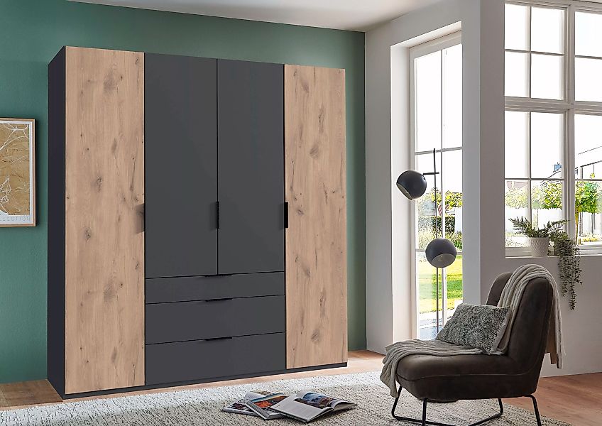 Wimex Drehtürenschrank "Burgos by fresh to go", mit extra großen Schubladen günstig online kaufen
