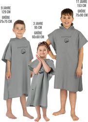 normani Badeponcho, Polyester, Kapuze, Schlupf, Strand-Poncho günstig online kaufen