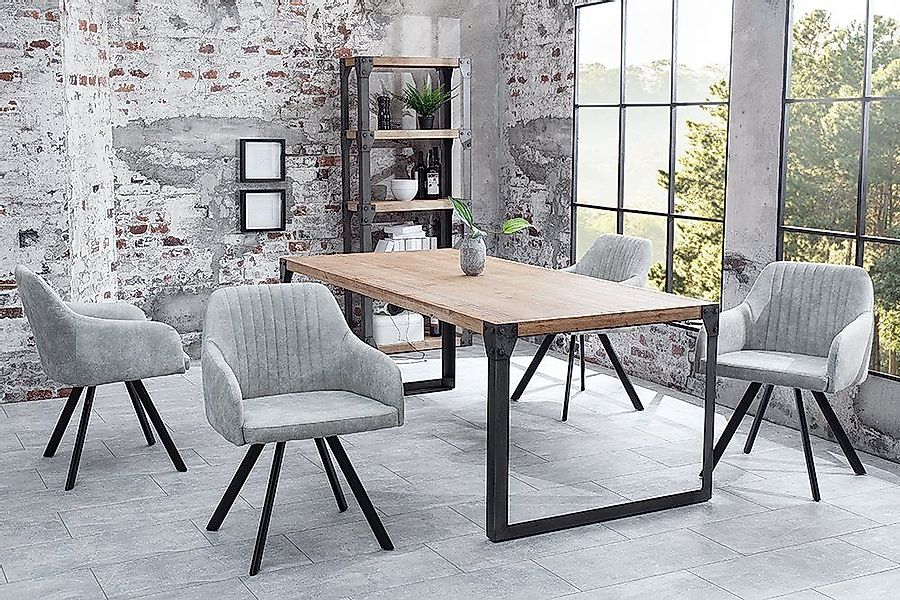 riess-ambiente Polsterstuhl LUCCA stone grau / günstig online kaufen