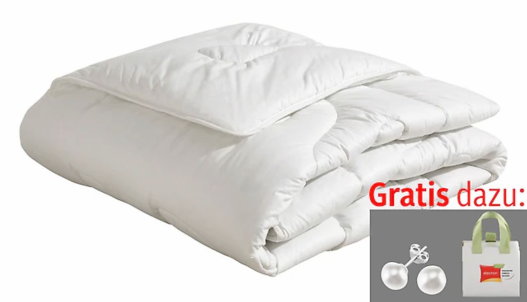 Beco Kunstfaserbettdecke »Aerelle™ Blue Bettdecke mit Gratis-Perlenohrsteck günstig online kaufen