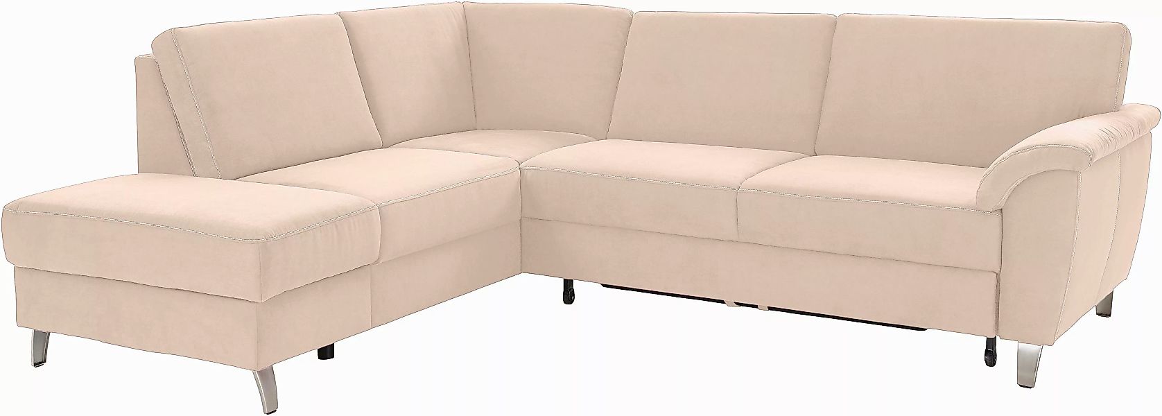 sit&more Ecksofa »Texel L-Form«, mit Federkern, wahlweise mit Bettfunktion günstig online kaufen