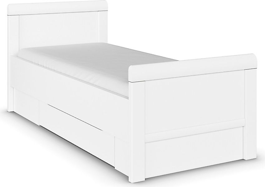 rauch Stauraumbett »Bett Einzelbett Stollenbett Bettkästen EVELYN«, in Komf günstig online kaufen