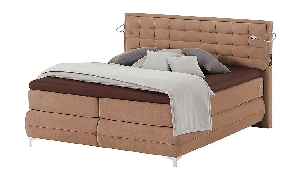 Musterring Boxspringbett Premiumversion Dubai ¦ braun ¦ Maße (cm): B: 217 H günstig online kaufen
