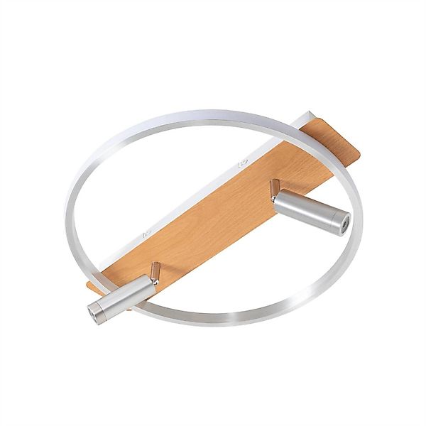 Lindby LED Deckenleuchte Signera 10001702 Dimmbar Modern in Alu aus Alumini günstig online kaufen