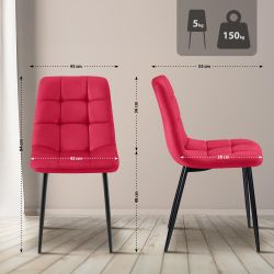 CLP Esszimmerstuhl Tilde (4er Set), mit günstig online kaufen