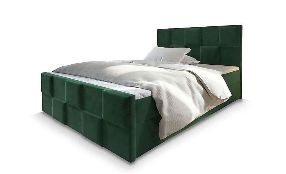 MASSENO Boxbett mit Bettkasten Mona ¦ grün ¦ Maße (cm): B: 180 H: 98 Betten günstig online kaufen