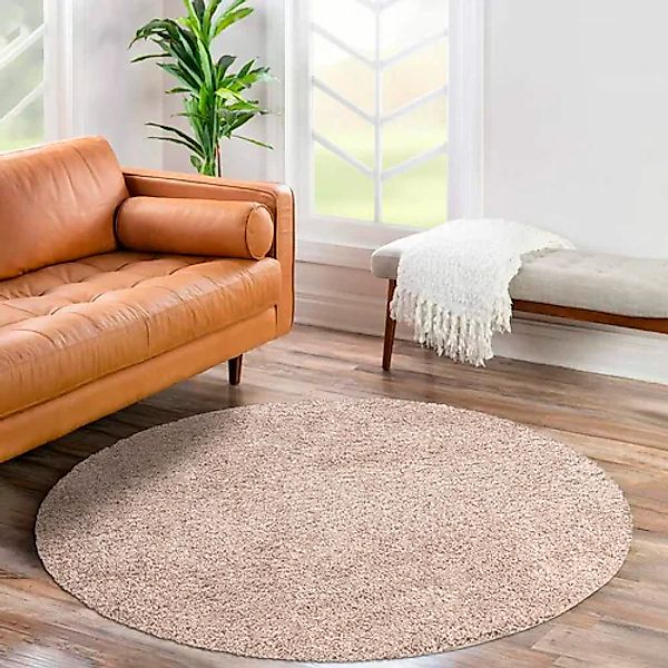 Carpet City Hochflor-Teppich »City Shaggy«, rund, 30 mm Höhe, Teppich Langf günstig online kaufen