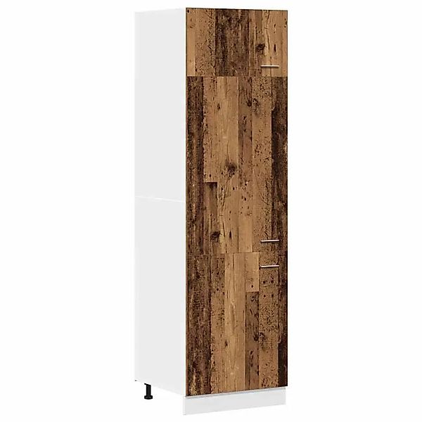 vidaXL Kühlumbauschrank Lyon Altholz-Optik 60x57x207 cm Holzwerkstoff 85612 günstig online kaufen