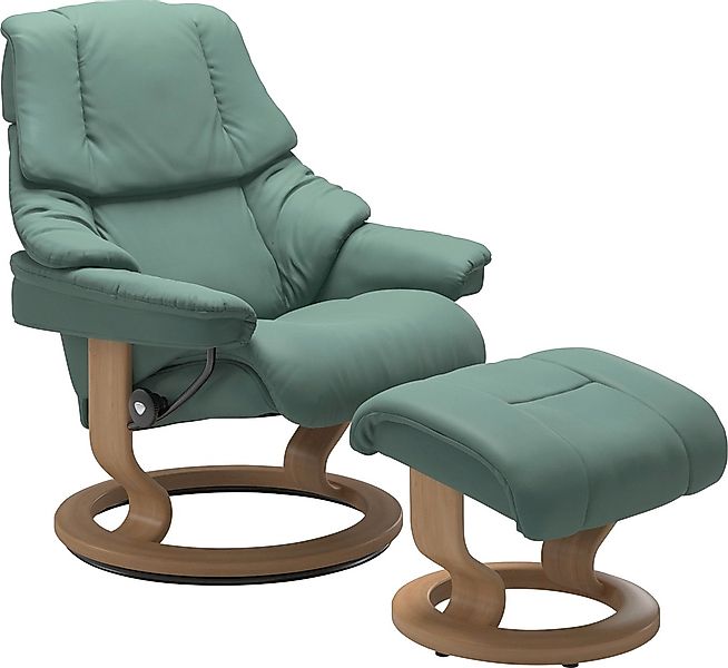 Stressless® Relaxsessel »Reno«, (Set, Relaxsessel mit Hocker), mit Hocker, günstig online kaufen