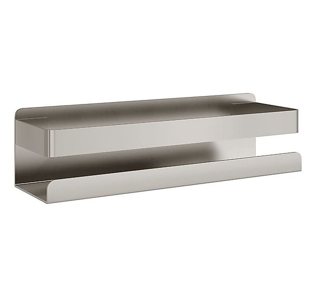 vidaXL Bücherregal Duschablage 23x6,5x6 cm Gebürsteter Edelstahl 304, 1-tlg günstig online kaufen