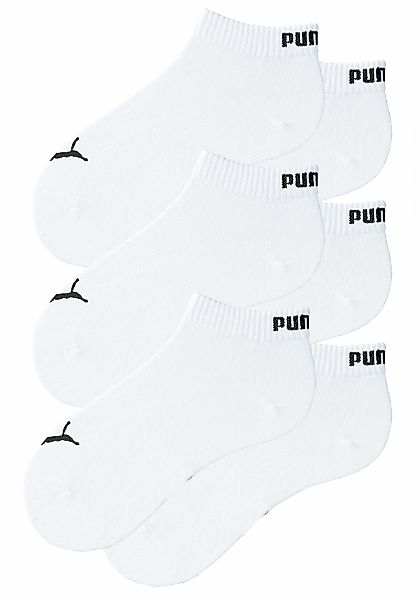 PUMA Kurzsocken, (6 Paar), mit Rippbündchen günstig online kaufen