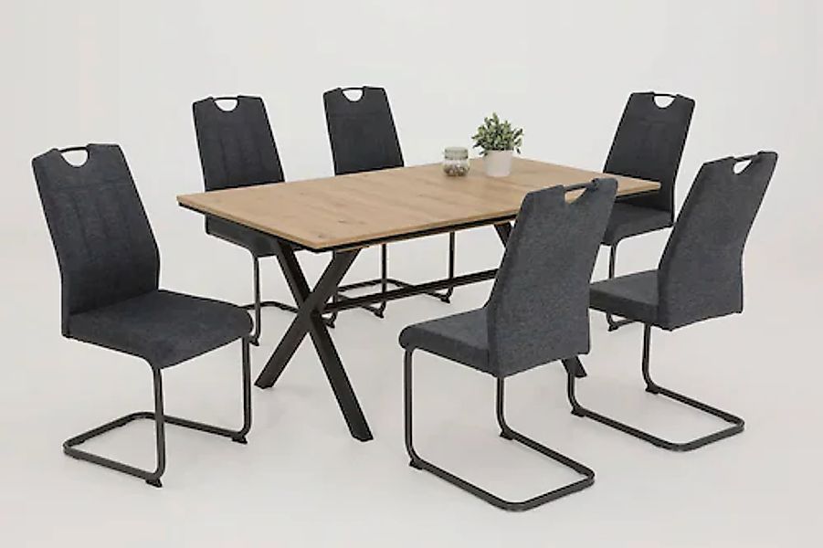 HELA Freischwinger »CHRISTINA« (Set) 4 Stk. Webstoff 1, 2 oder 4 Stück, Sch günstig online kaufen