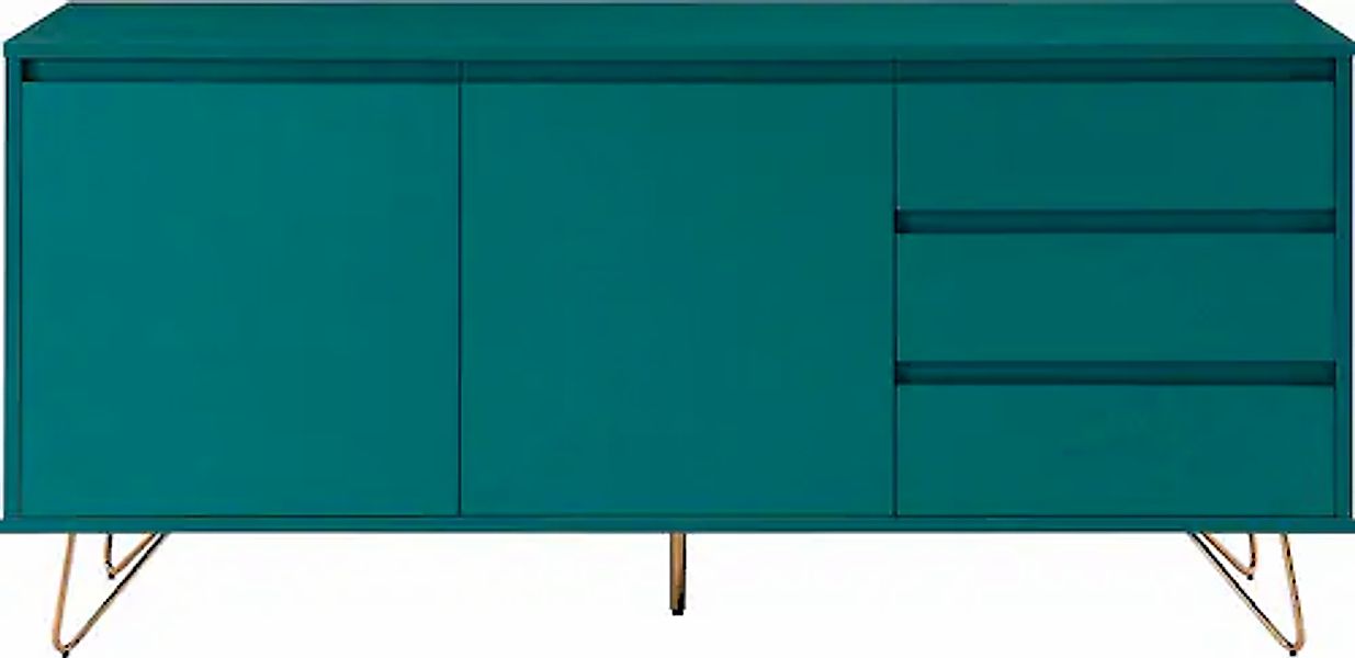 SalesFever Sideboard, Kommode mit Hairpin Beinen, Breite 150 cm günstig online kaufen