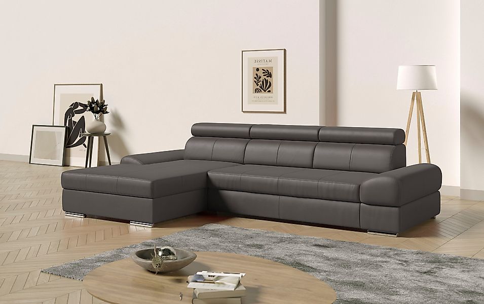 sit&more Ecksofa Broadway L-Form, inklusive Kopfteilverstellung, günstig online kaufen