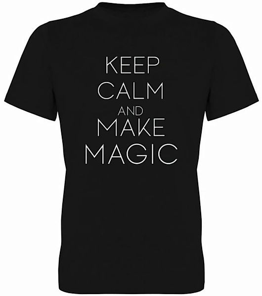 G-graphics T-Shirt Keep calm and make magic Herren T-Shirt, mit trendigem F günstig online kaufen